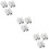 Ledningskontakt Isolert Push-Type Krympeterminal 9PCS 1