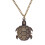 Vintage pocket watch with chain and turtle keychain 1