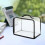 Clear makeup toiletry bag with zipper waterproof 1 piece 3