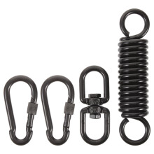 Hammock Chair Hanging Kit with Spring and Ceiling Mount