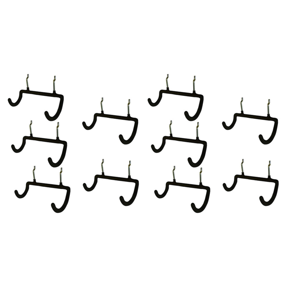 10Pcs Pegboard Drill Holder Heavy Duty Hooks,Pegboard Double Hooks Drill Hanger Hook For Drill,Accessories 6032401309929