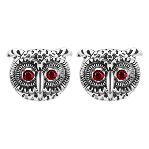 Copper Owl Cufflinks for Men 1 Pair