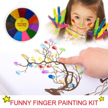 Christmas finger painting kit for kids, educational, 10ml
