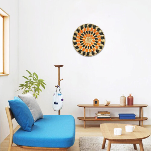 Boheemse stro wanddecoratie 30 cm 2
