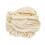 Merino wool roving beige thick chunky yarn 100g 1