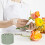 Support de tige d'ikebana en spirale gris grand 4