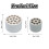 Support de tige d'ikebana en spirale gris grand 6