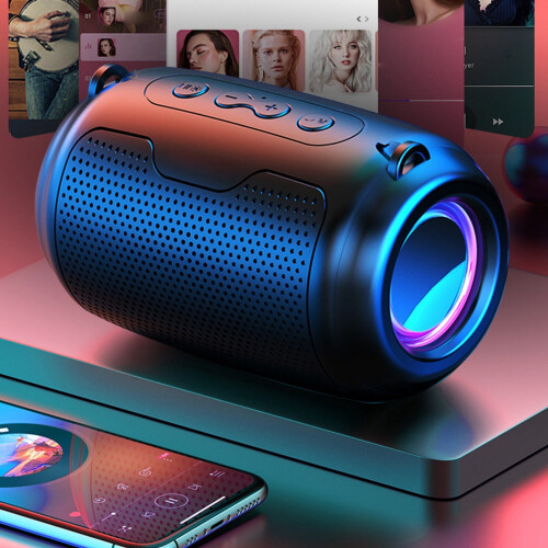 Bluetooth 5.0 HiFi hangszóró nőknek mélynyomóval