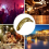 Gold Banana-Shaped Disco Ball Home Decor 1pc 3