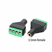 RCA honkopplingsblock BNC3.5mm2.5mm ljudförlängning