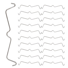Crochets pour panneau perforé en acier inoxydable (lot de 100)