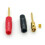 Conector banană pentru difuzor, cupru, 2 mm, 100 buc. 1