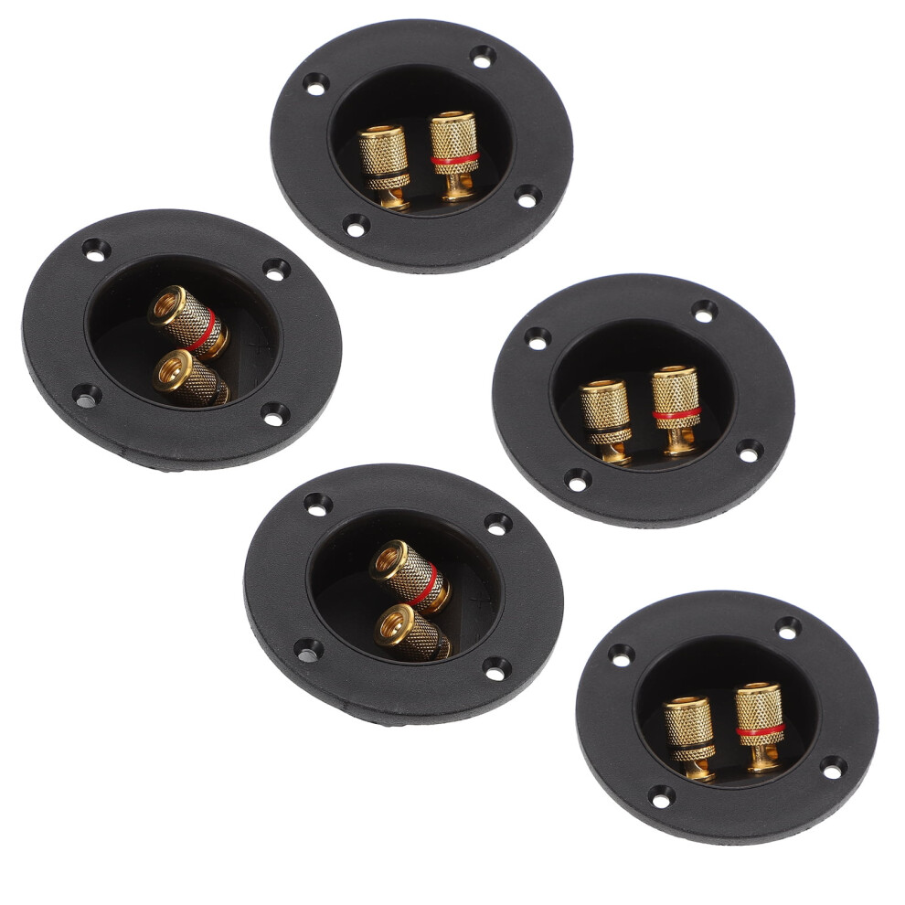 Speaker Binding Post Electrical Wire Connectors 5 Pcs 9107258525789