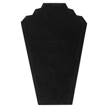 Black jewelry necklace display stand medium size