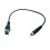 Conector RCA mascul la conector cu șurub AV, 10 buc., 33 cm 1
