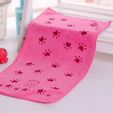 Baby bath towel cotton heart print 70x140cm