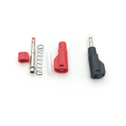 Conector banană retractabil de 4 mm, 20 buc.