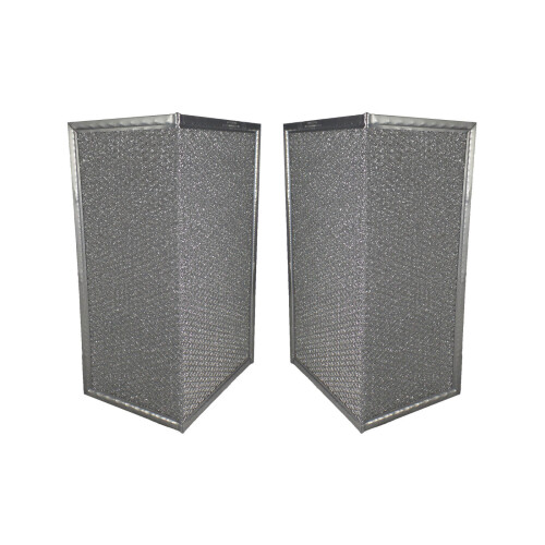 Rangaire R610080 aluminum L-shaped grease filter 2-pack