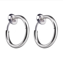 Kayannuo Udtrækkelige Hoop Øreringe Uden Piercing 1 Par