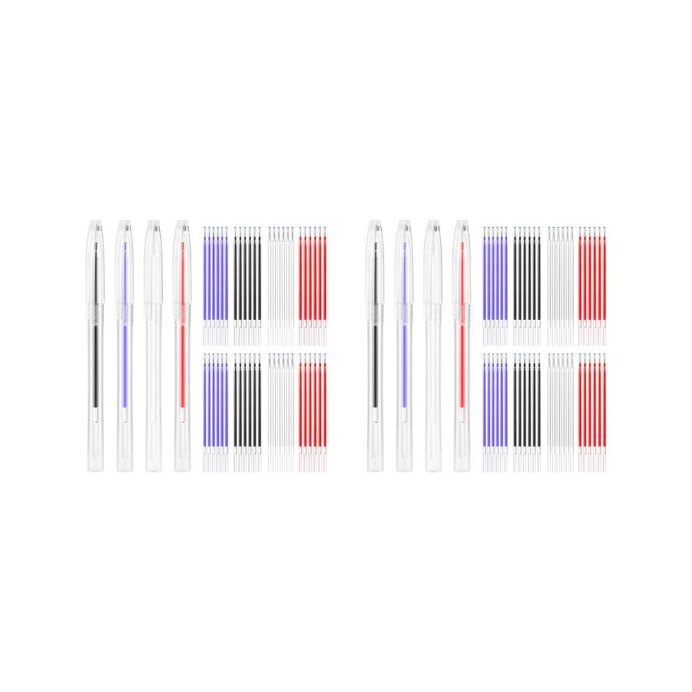 8 Pieces Heat Erasable Fabric Marking Pens Heat Erase Pens With 96 Refills For Quilting Sewing And Dressmaking 6031490682500
