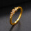 Women's Heart-Shaped White Sapphire Eternity Ring 2