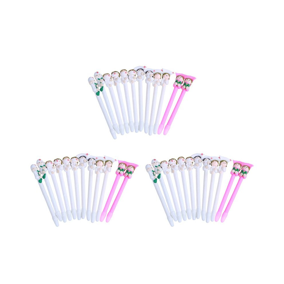 36Pcs Cartoon Doctor Nurse Style Ballpoint Pens Nurse Gift Christmas Gift For School Family Office Hospital Kids 6032112101379