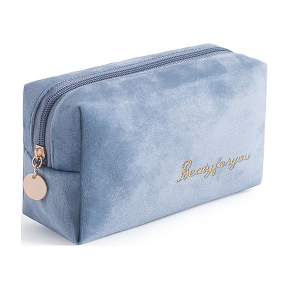 Flannel Makeup Storage Bag for Women Large Capacity