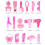 Play Cosmetic Makeup Toy Set ABS 34 Pieces 7