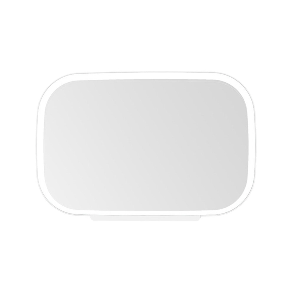 Car Sun Visor Vanity Mirror Rechargeable 3 LED Modes