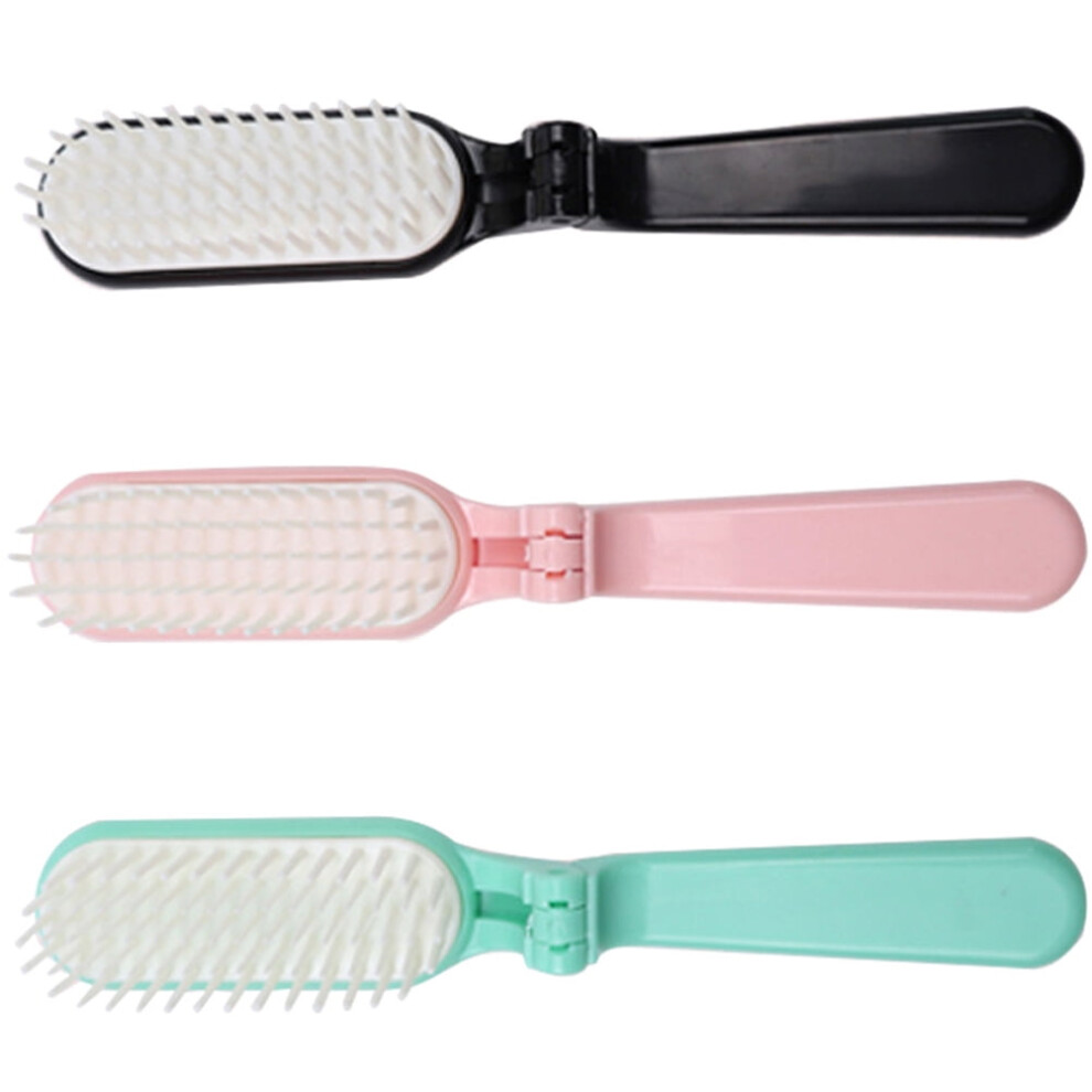 Folding Straightening Comb for Hair 3 pcs