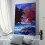 Tableau sur toile imprimé Maxfield Parrish 08x12 pouces 3