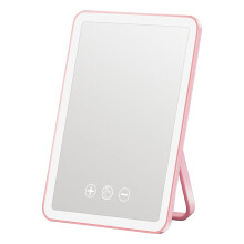 Kayannuo LED-verlichte beautyspiegel, oplaadbaar, voor op het bureau
