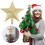 Mini étoile pailletée pour sapin de Noël (2 pièces) 2