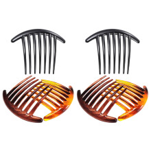 Pieptene lateral din plastic pentru răsuciri franceze, 6 bucăți