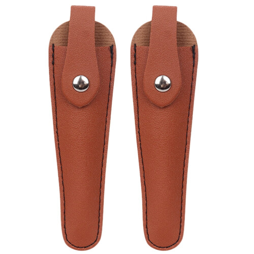 Haarschaarholster van PU-leer (2 stuks)