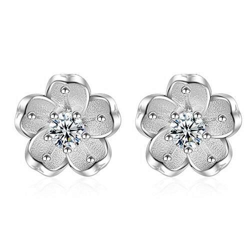 Orecchini da donna in argento sterling, 1 paio, 3 colori