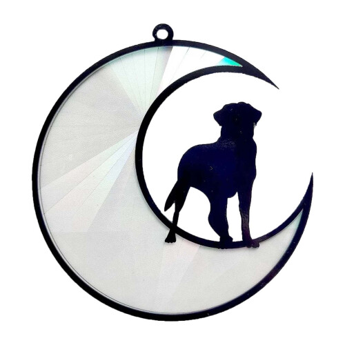Pet memorial acrylic pendant window hanging 1 piece 1