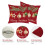 Kerstkussenhoezen rood 18x18 inch set van 2 6