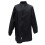 Bata de aseo impermeable negra con cremallera 1