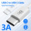USB-C Cable 3.3 ft, 3A Fast Charging & Data Sync, 2-Pack 5