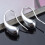 Orecchini a perno Kayannuo in argento sterling per donna (1 paio) 1