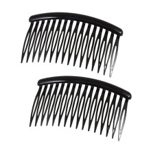 Piepteni laterali francezi Eease, accesoriu de păr negru, 2 bucăți