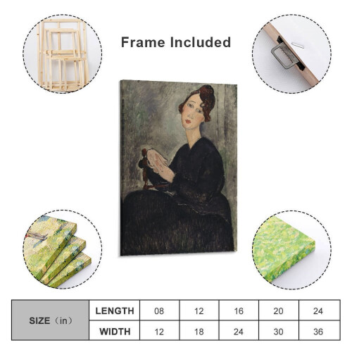 Affiche murale Modigliani 20x30cm pour chambre 1