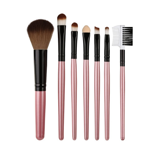 Træ makeupbørstesæt 7-delt juledekoration