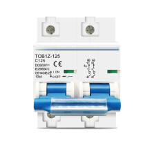 Disjuntor CC Mosiee para painéis solares fotovoltaicos 2P125A600V