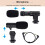 LED video light for smartphone with tripod and mic 3