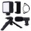 LED video light for smartphone with tripod and mic 2