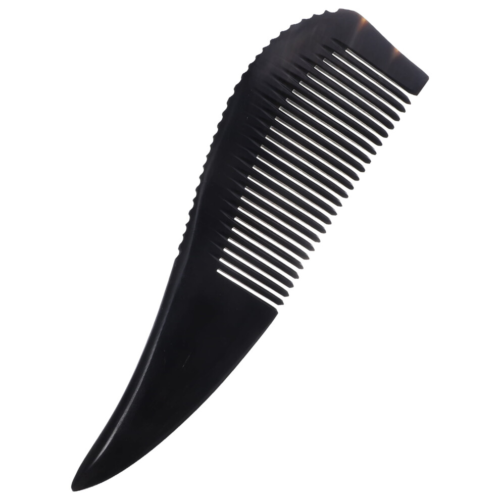 Buffalo Horn Fine Tooth Comb Anti-static 1 Piece