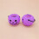 Găleată de dovleac de Halloween, plastic violet, 2 bucăți 1