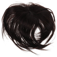 Postizo corto liso con flequillo, 1 pieza.